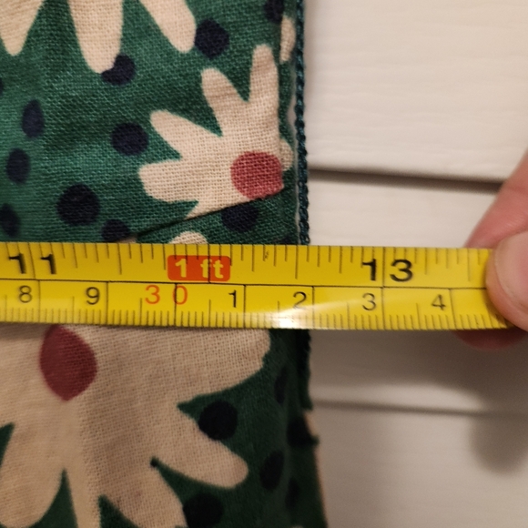 Princess Highway Floral Green Linen Dress With Daisy's. Size 6 Cottagecore! - Picture 11 of 12